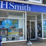 The entrance to the Newbury branch of WHSmith